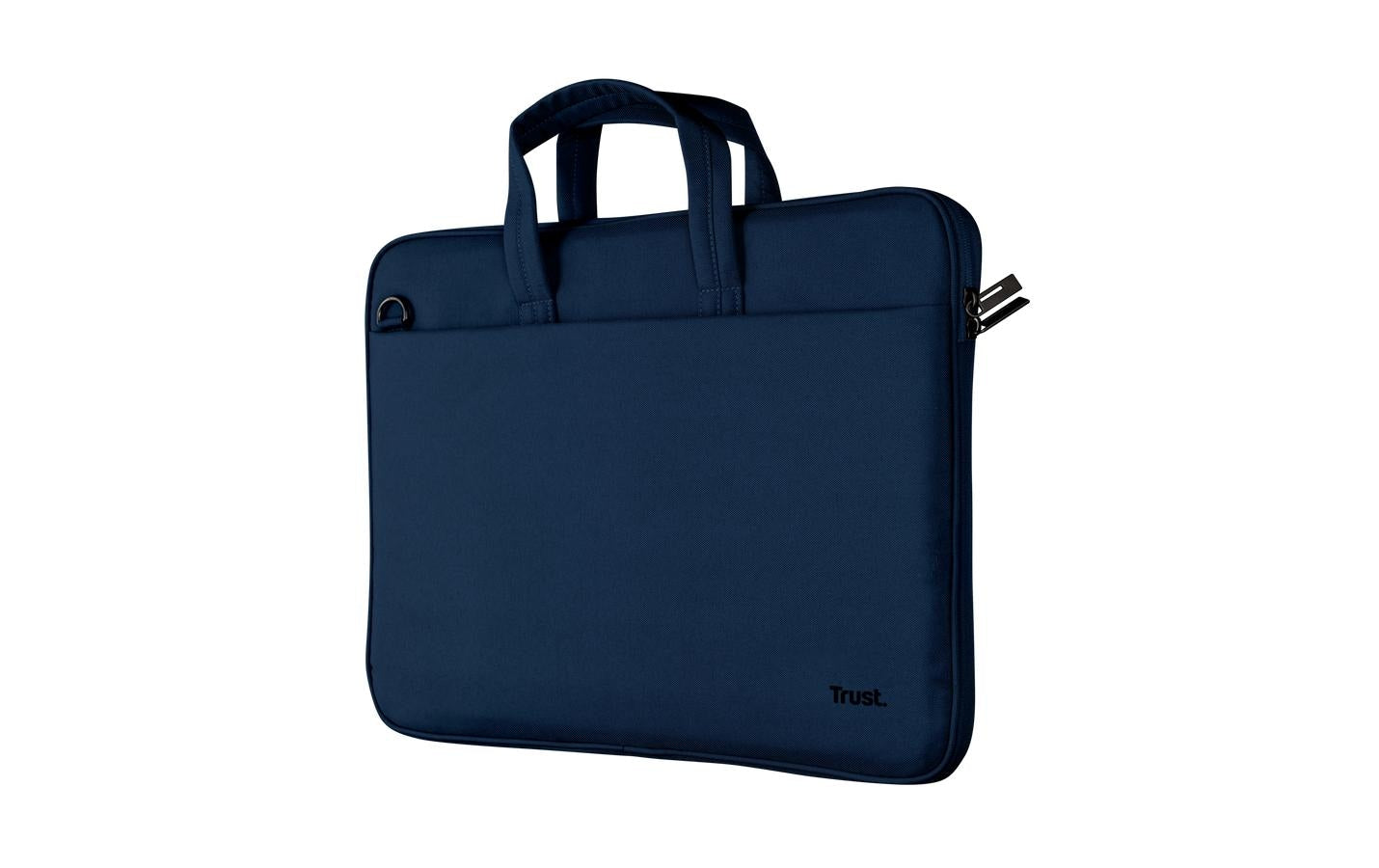 Trust Bologna Eco Notebook-Tasche für Notebooks bis 14" – mit Schulterriemen – Blau