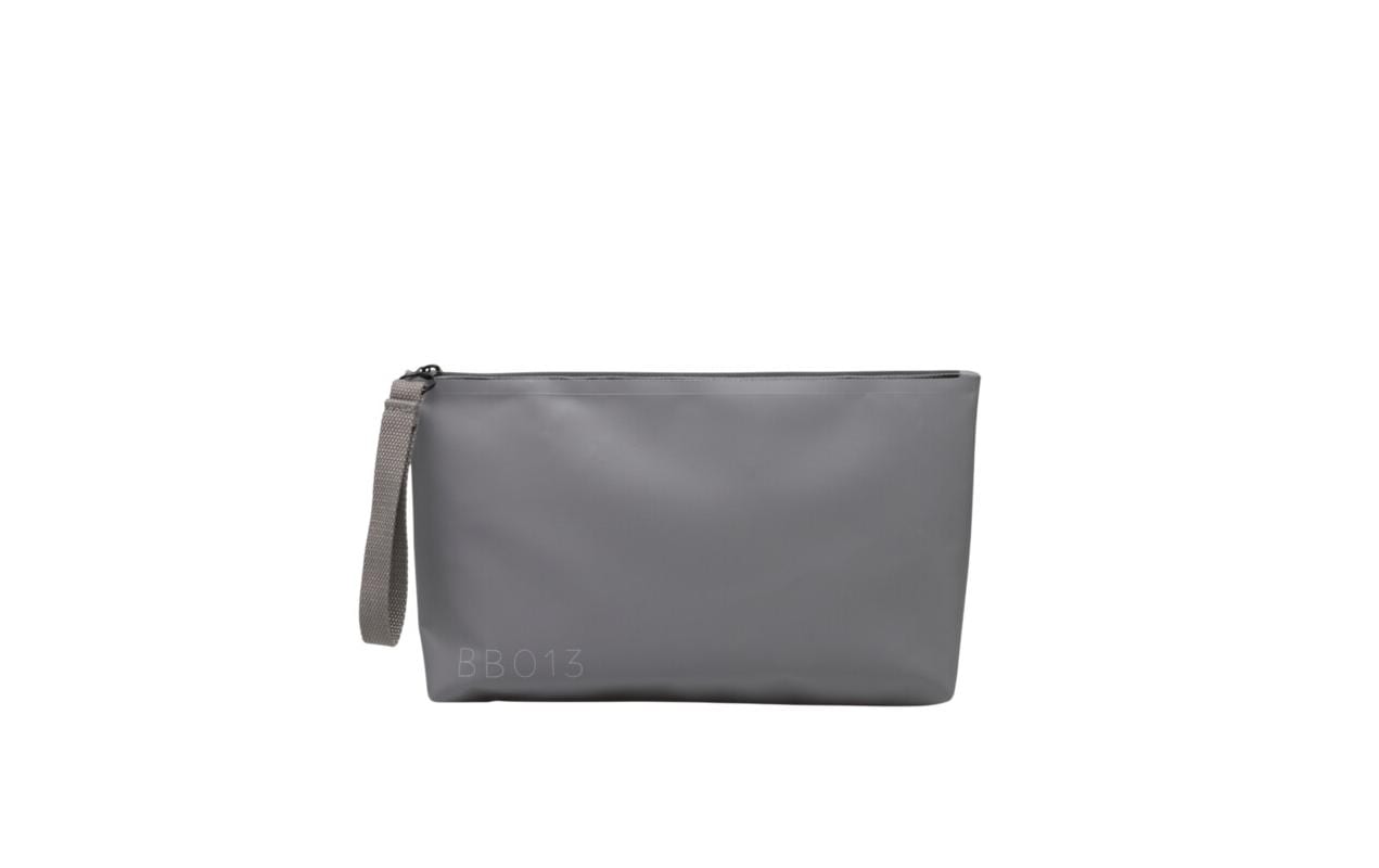 Baybags Reissverschlusstasche Pochette – Wasserabweisend – 3 l – Grau
