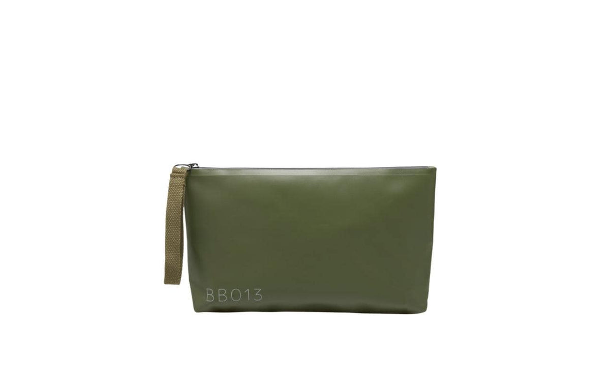 Baybags Reissverschlusstasche – wasserfest – 3 l, 20 × 32 cm – Dunkelgrün