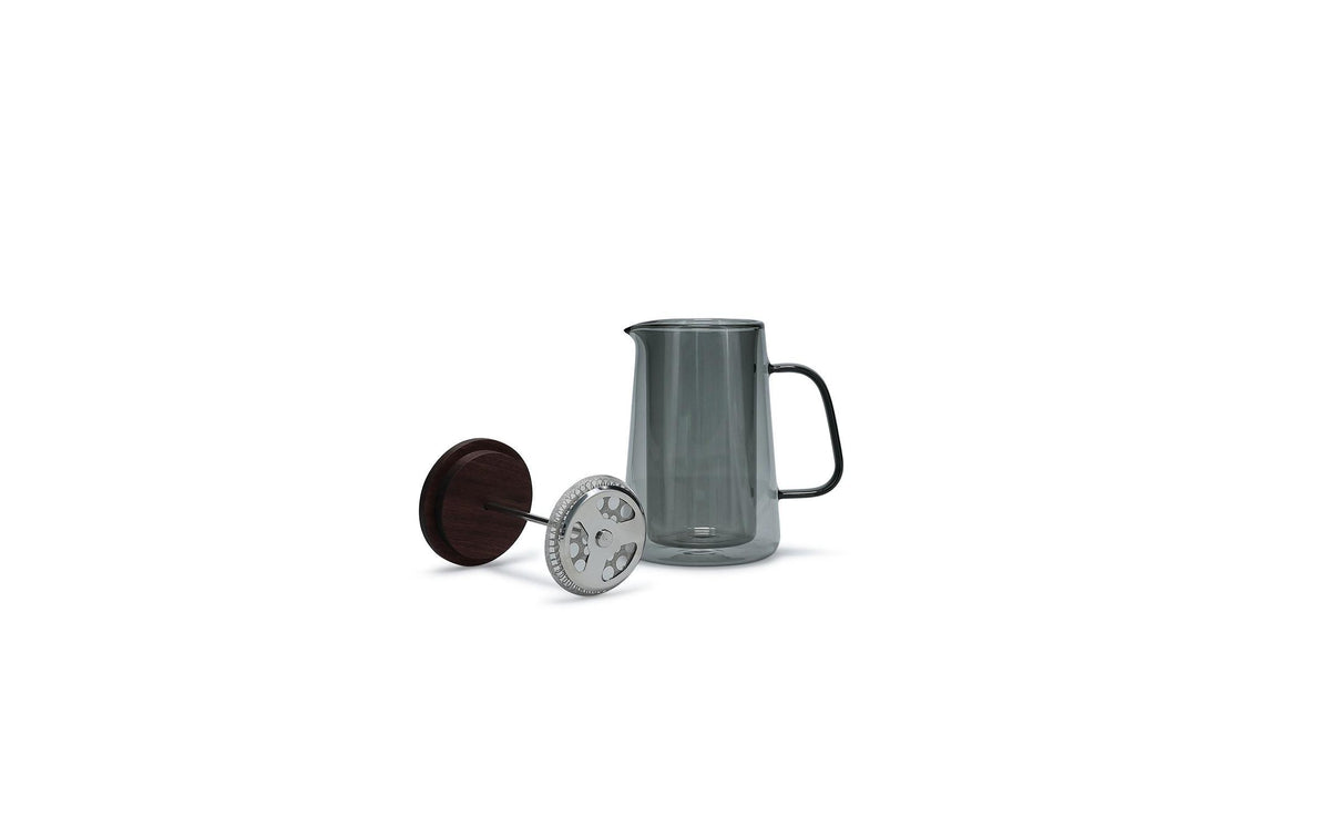 S|p collection SP Collection Luma French Press / Kaffeebereiter – 0,4 l, 2 Tassen, Glas/Holz
