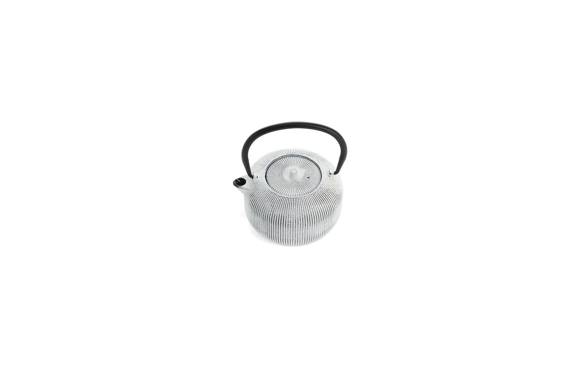 S|p collection SP Collection Teekanne Sencha – 700 ml, H 17,5 cm, Gusseisen, Weiss, für Elektroherde