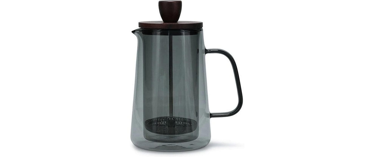 S|p collection SP Collection Luma French Press / Kaffeebereiter – 0,4 l, 2 Tassen, Glas/Holz