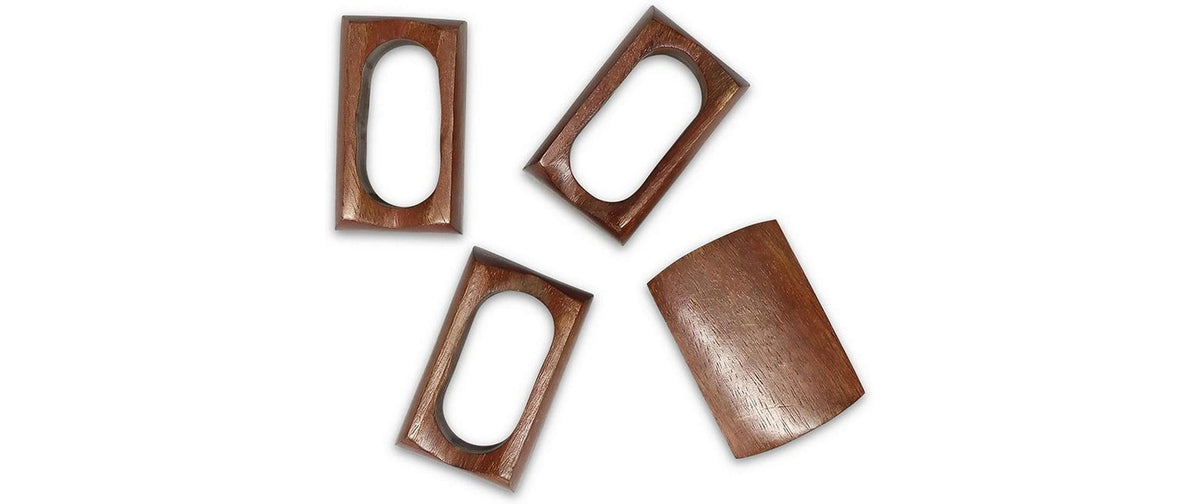 S|p collection SP Collection Serviettenring Moku – dunkelbraun – 4 × 5,7 × 3 cm – Holz – 1 Stk