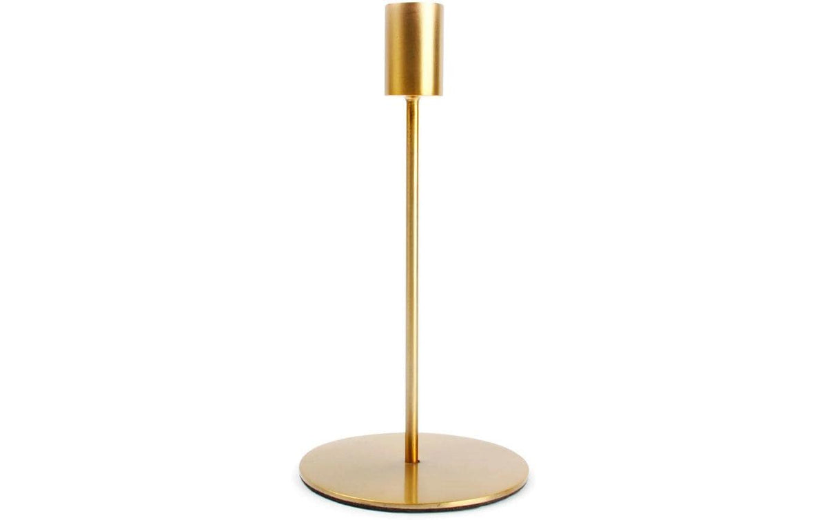 S|p collection SP Collection Kerzenständer – Metall, Gold – Ø 10 × 20,5 cm