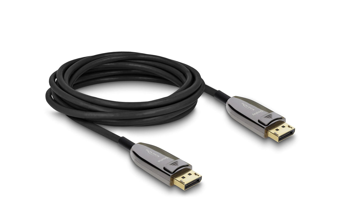 DeLOCK DisplayPort Kabel DP 2.1 8K 60 Hz – 5 m – AOC, HDR