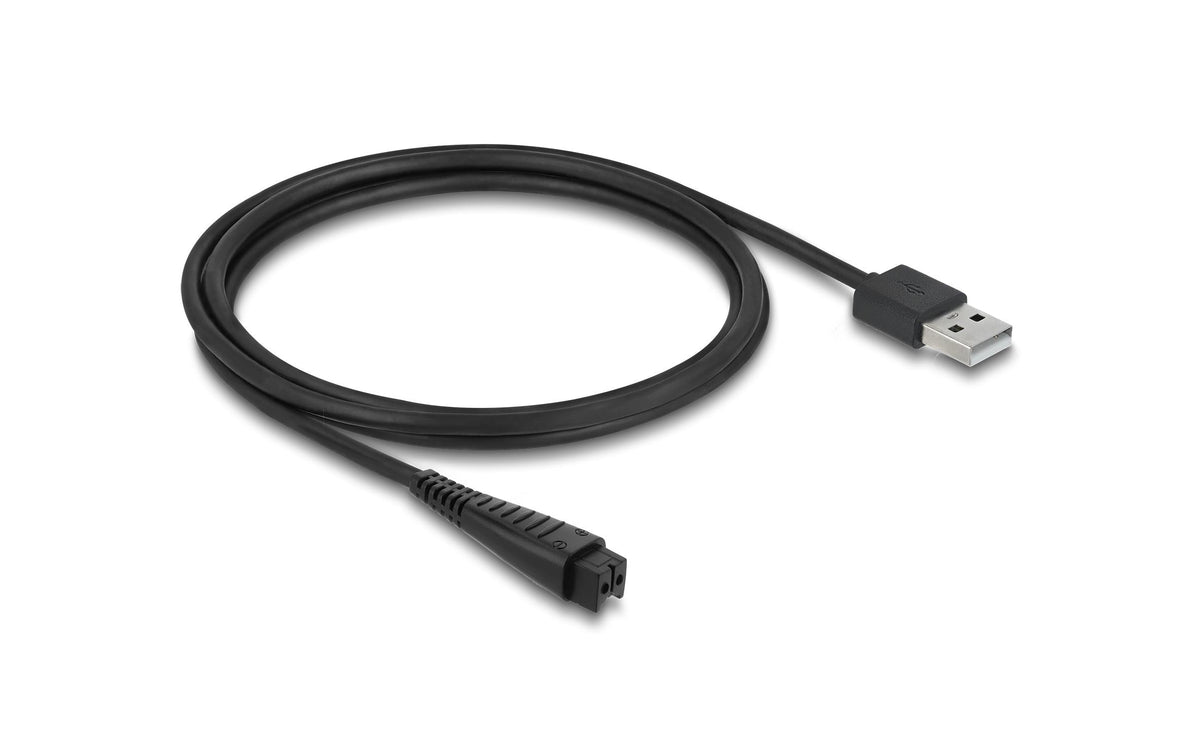 DeLOCK USB-Kabel – USB-A auf 2-polig – USB 2.0 (480 Mbit/s) – 1,5 m – für Panasonic ES-LV97 und mehr