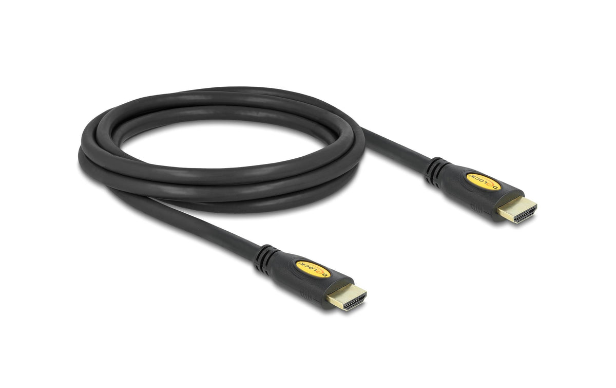 DeLOCK HDMI Kabel HDMI 2.0 4K 60 Hz – 2 m – Ethernet – für Geräte mit HDMI-Port