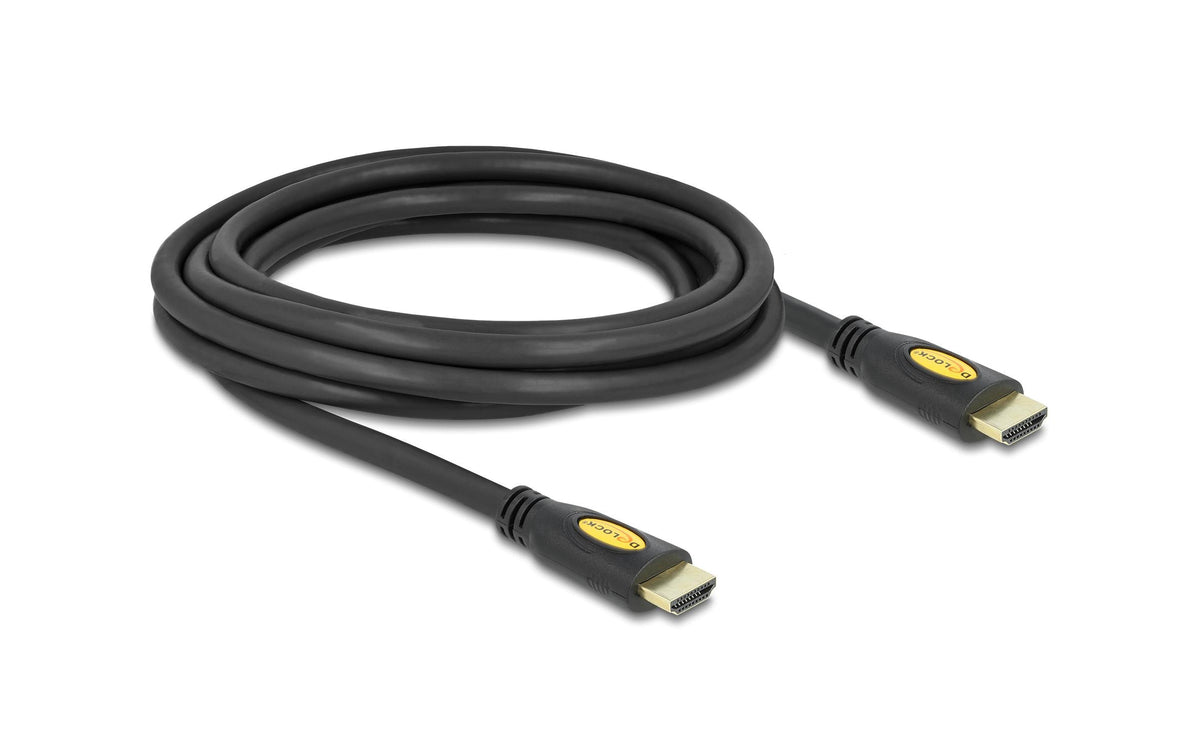 DeLOCK HDMI Kabel HDMI 1.4 4K 30 Hz – 3 m – Ethernet – für Geräte mit HDMI-Port