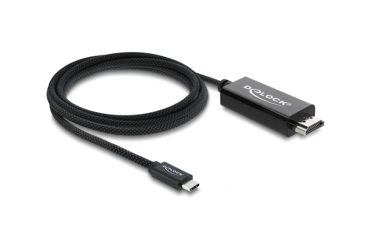 DeLOCK USB-C auf HDMI Kabel 4K 60 Hz – 2 m – für MacBook, Chromebook
