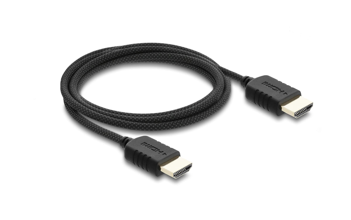DeLOCK HDMI Kabel HDMI 2.1 8K 60 Hz – 2 m – ARC, geflochten