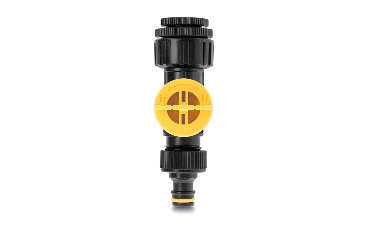 DeLOCK Wasserfilter, Edelstahl, Gelb, Schwarz, für Standard-Schlauchanschluss