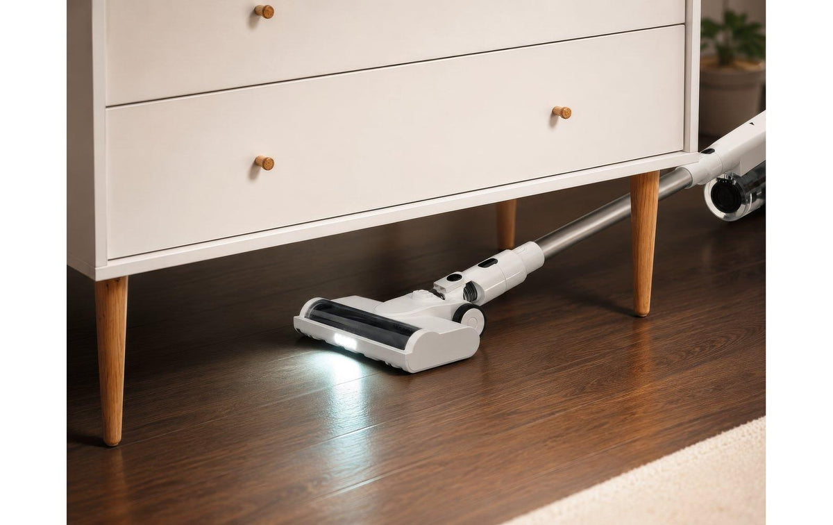 Cleanmaxx Akkustaubsauger mit Absaugstation – 45 min, Behälter 0,80 l