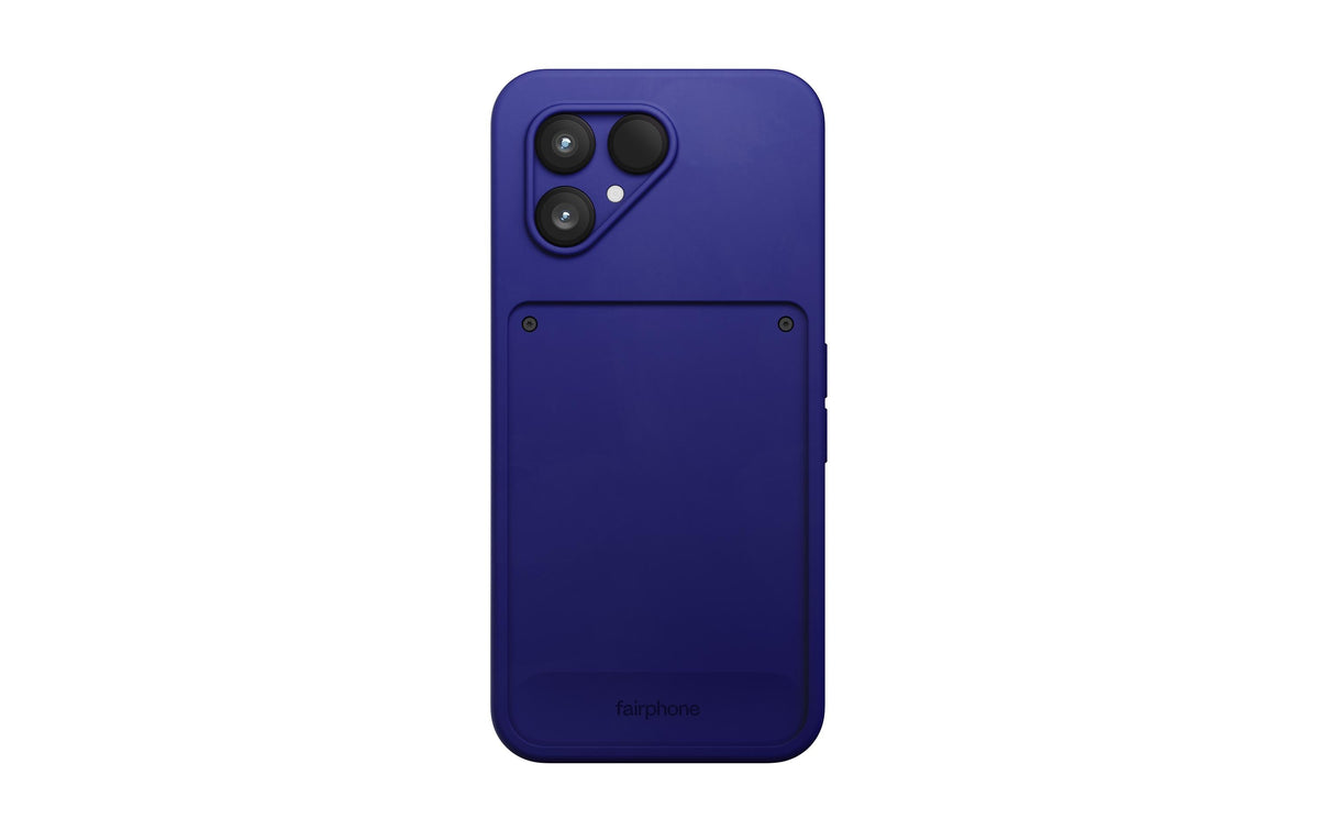Fairphone Schutzhülle v1 – Rückcover – für Fairphone 6+, Kunststoff, Kobaltblau