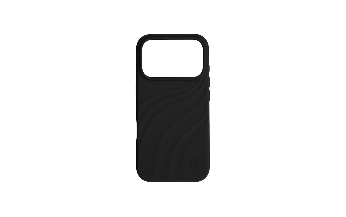 iDeal of Sweden Swirl Backcover – für Apple iPhone 17, MagSafe, Kunststoff, Velvet Black