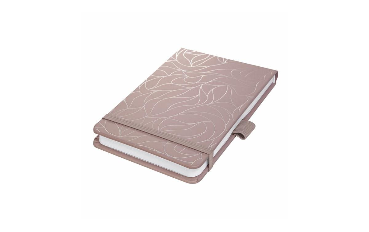 Jolie Notizblock – A6 – punktiert 5 mm – 158 Seiten – 100 g/m² – rosa/silber