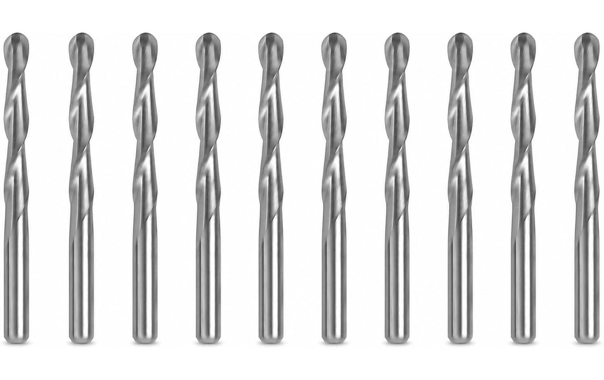 TwoTrees Kugelfräser 3,175 × 130 mm – 10 Stk