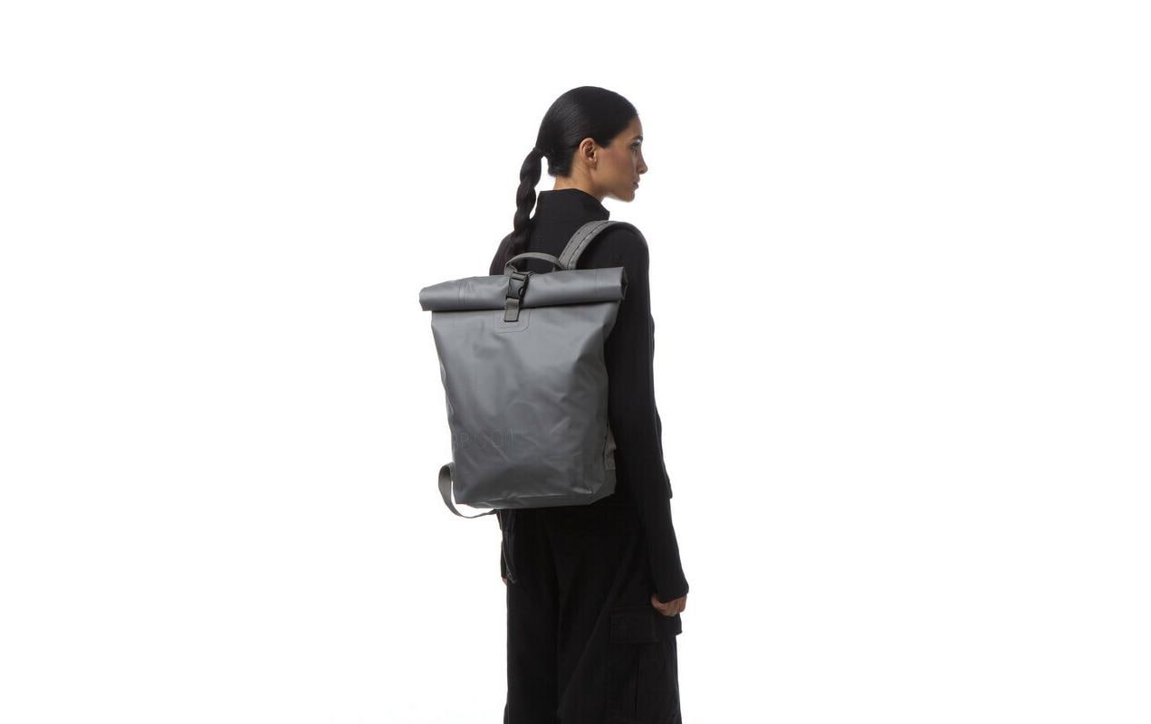 Baybags Sportrucksack – 14 l, wasserabweisend, Baumwolle – Grau