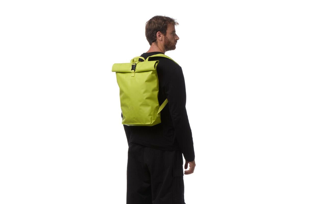 Baybags City-Rucksack – 14 l, wasserabweisend, Baumwolle – Lawn Green