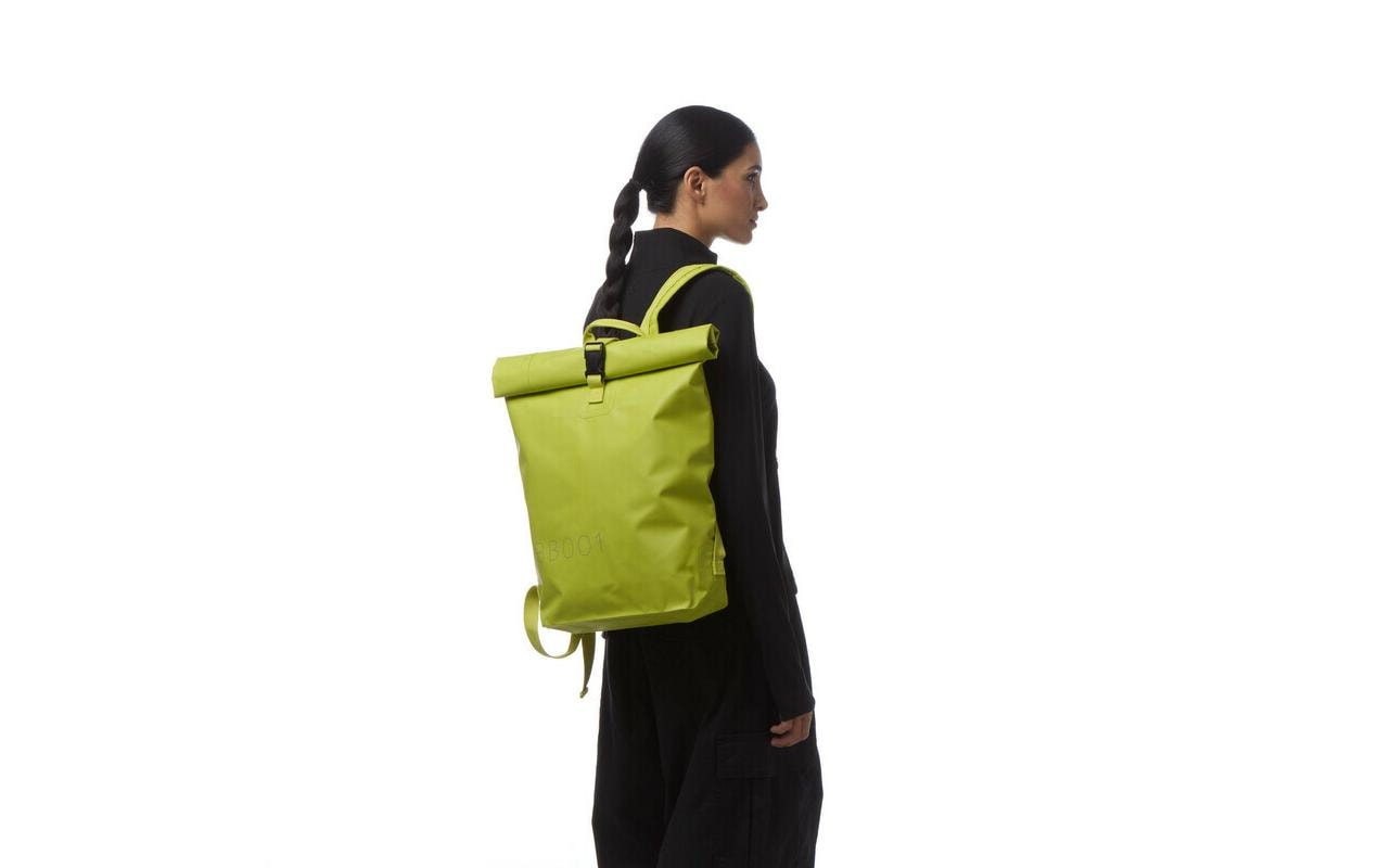 Baybags City-Rucksack – 14 l, wasserabweisend, Baumwolle – Lawn Green