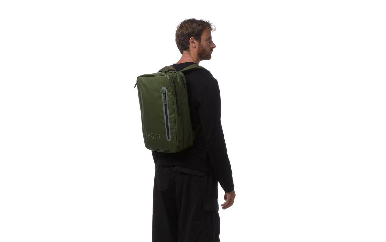 Baybags City-Rucksack – 14 l, wasserabweisend – Dunkelgrün