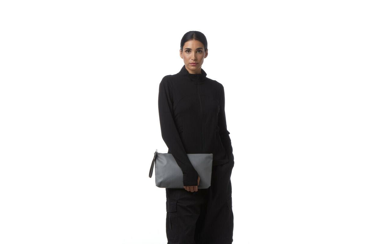 Baybags Reissverschlusstasche Pochette – Wasserabweisend – 3 l – Grau