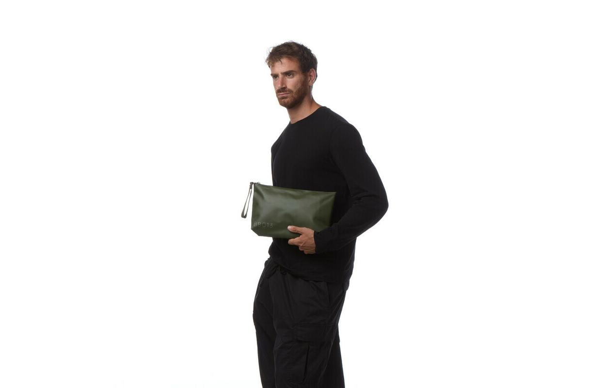 Baybags Reissverschlusstasche – wasserfest – 3 l, 20 × 32 cm – Dunkelgrün