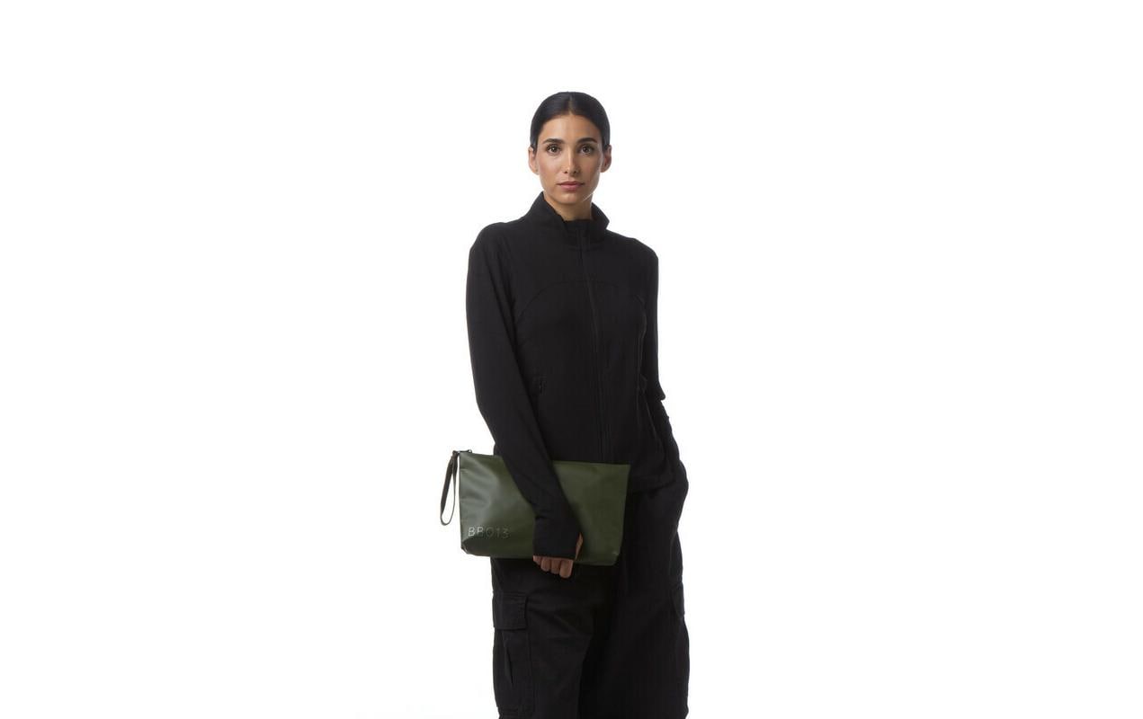 Baybags Reissverschlusstasche – wasserfest – 3 l, 20 × 32 cm – Dunkelgrün