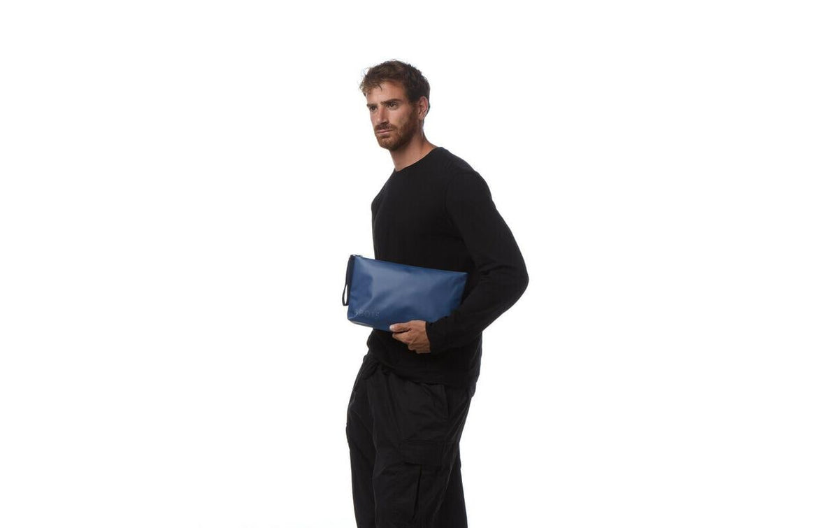 Baybags Umhängetasche – Wasserabweisend, PVC, Dunkelblau