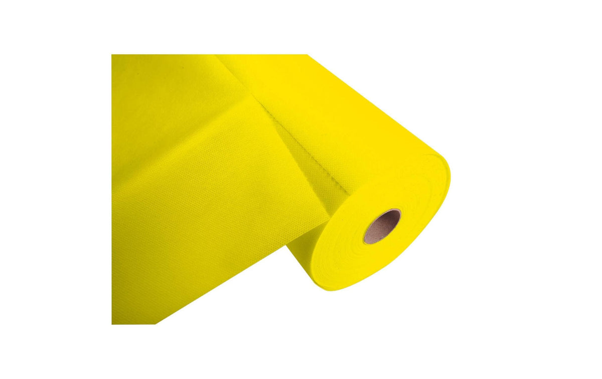 Pro nappe Tischläufer auf Rolle – 40 cm×24 m, Kunststoff, Gelb