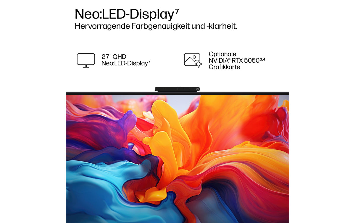 HP All-in-One – 27" WQHD, Intel Core i7-13700H, 32 GB RAM, 2 TB SSD, Windows 11 Home