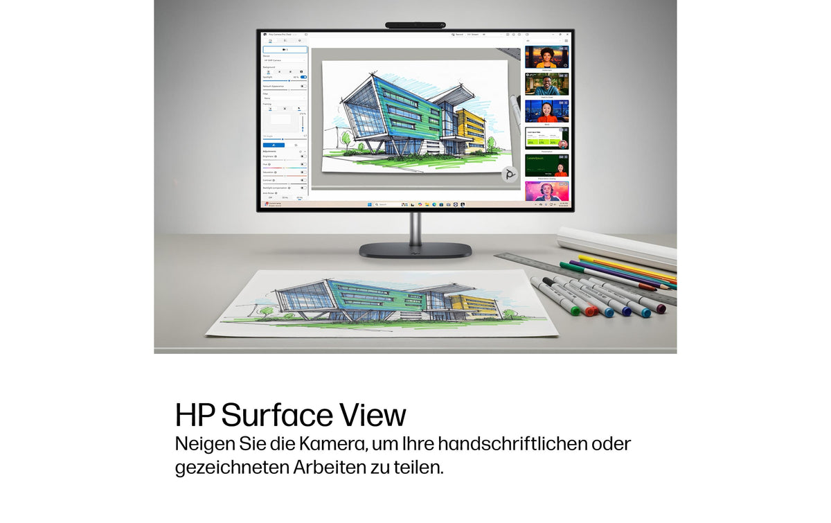 HP OmniStudio X 27 All-in-One – 27" WQHD, Touch, Intel Core i7-13700H, 32 GB RAM, 1 TB SSD, Windows 11 Home