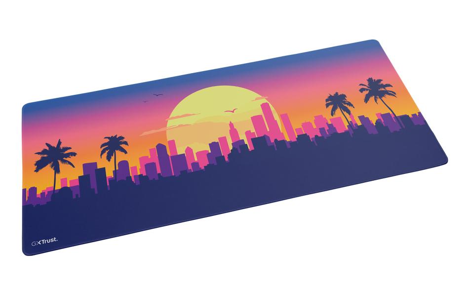Trust GXT759M Miami – Gaming-Mauspad – 900 × 400 × 3 mm, Polyethylenterephthalat, Mehrfarbig