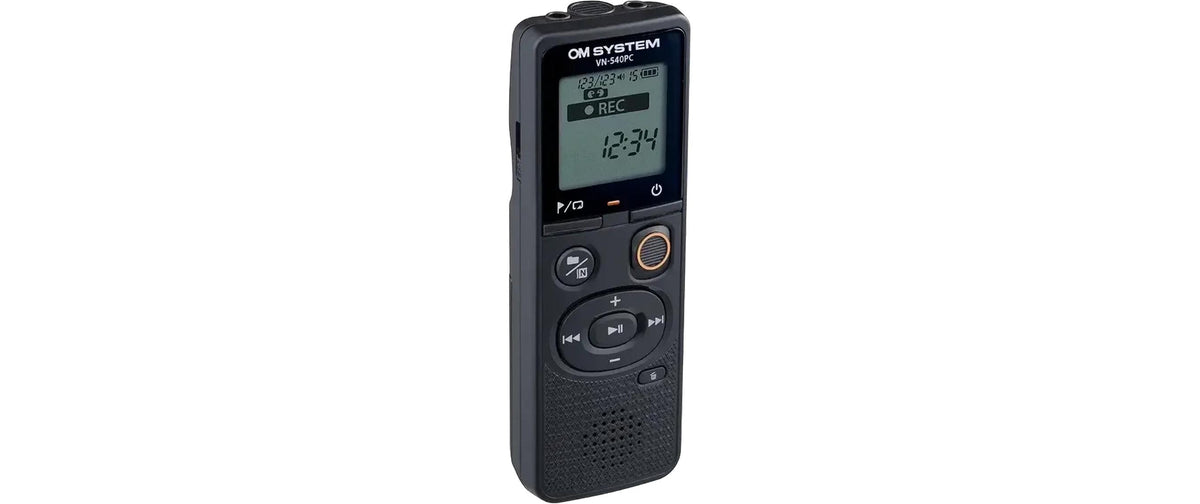 OM SYSTEM VN-540PC – Digitales Diktiergerät, bis 52 h, 4 GB, USB, 3,5 mm Klinke