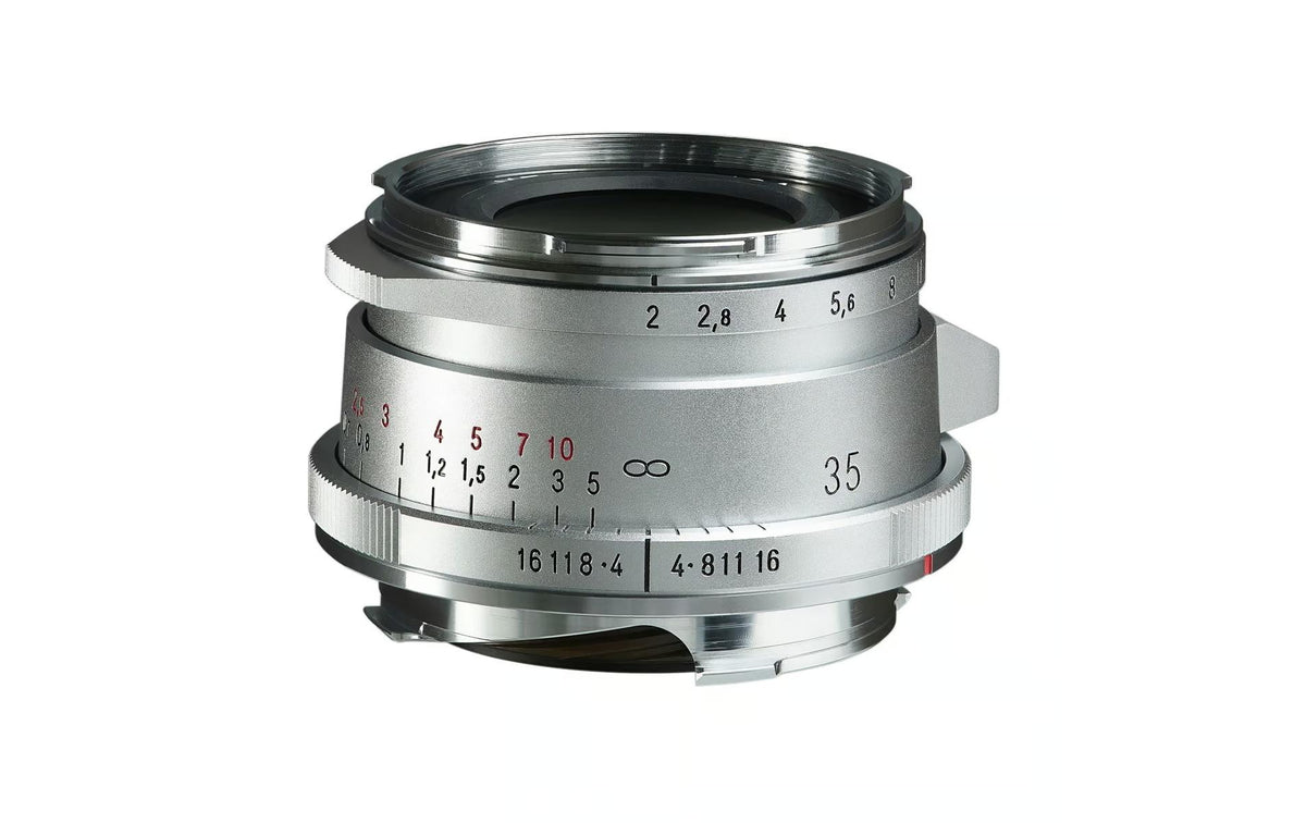 Voigtländer Ultron 35 mm f/2.0 asph. VM II Objektiv – für Leica M – Silber