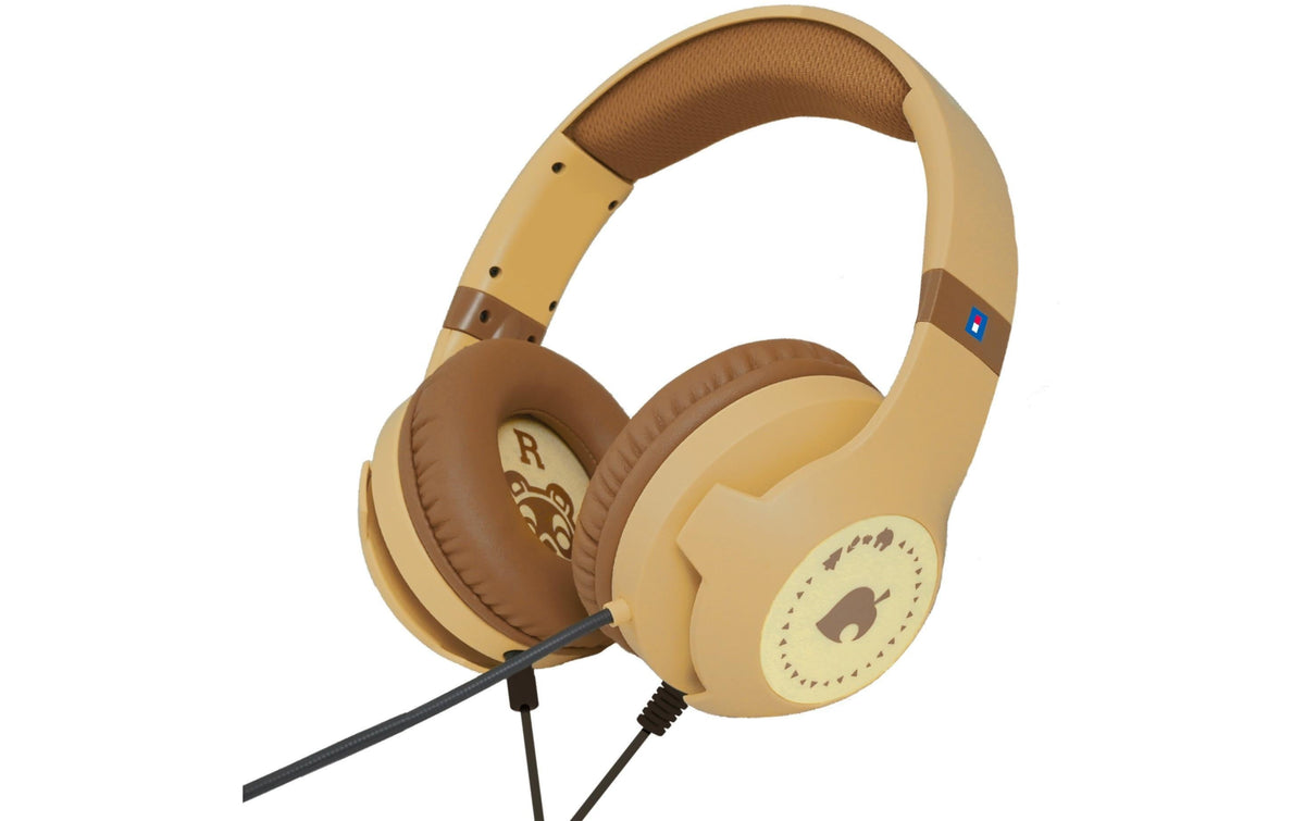 Hori Gaming-Headset – Over-Ear, Stereo, Kabelgebunden, 3,5 mm Klinke, für Nintendo Switch 2, Braun