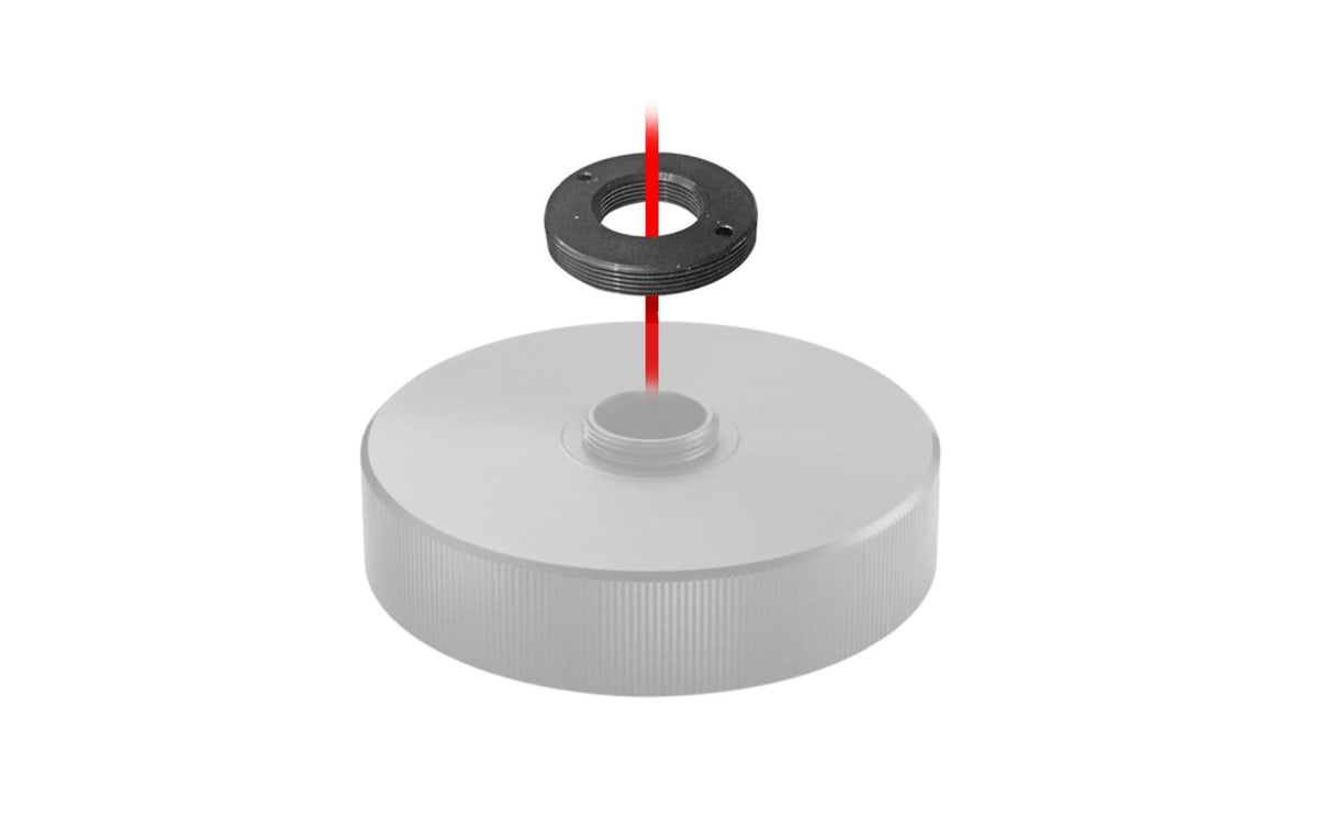 Kowa Adapterscheibe M30 – für M12, 30 mm – Schwarz