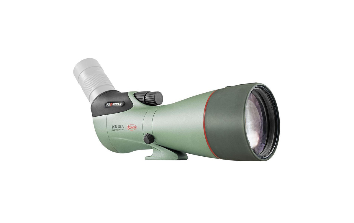 Kowa TSN-88A – 88 mm Fluoritkristall-Linse, 342 mm Länge, 1460 g, wasserdicht, grün