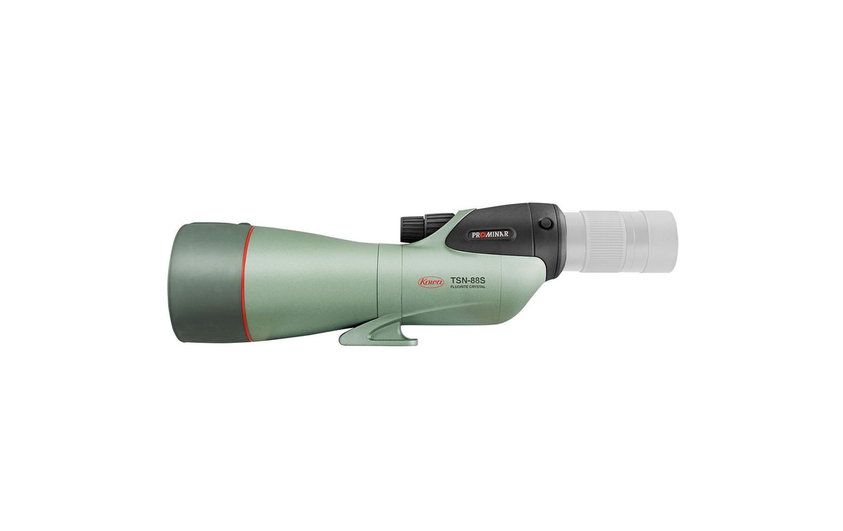 Kowa TSN-88S – Durchmesser 88 mm, Länge 326 mm, 1,46 kg, wasserfest, grün
