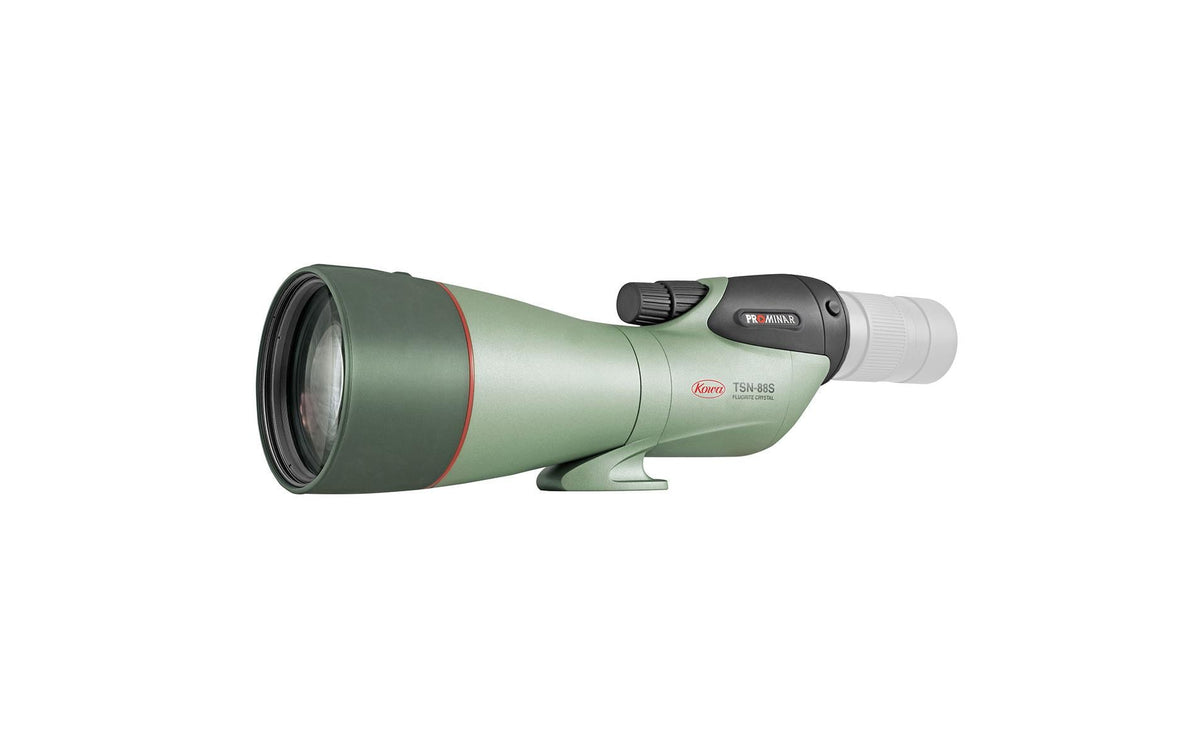 Kowa TSN-88S – Durchmesser 88 mm, Länge 326 mm, 1,46 kg, wasserfest, grün