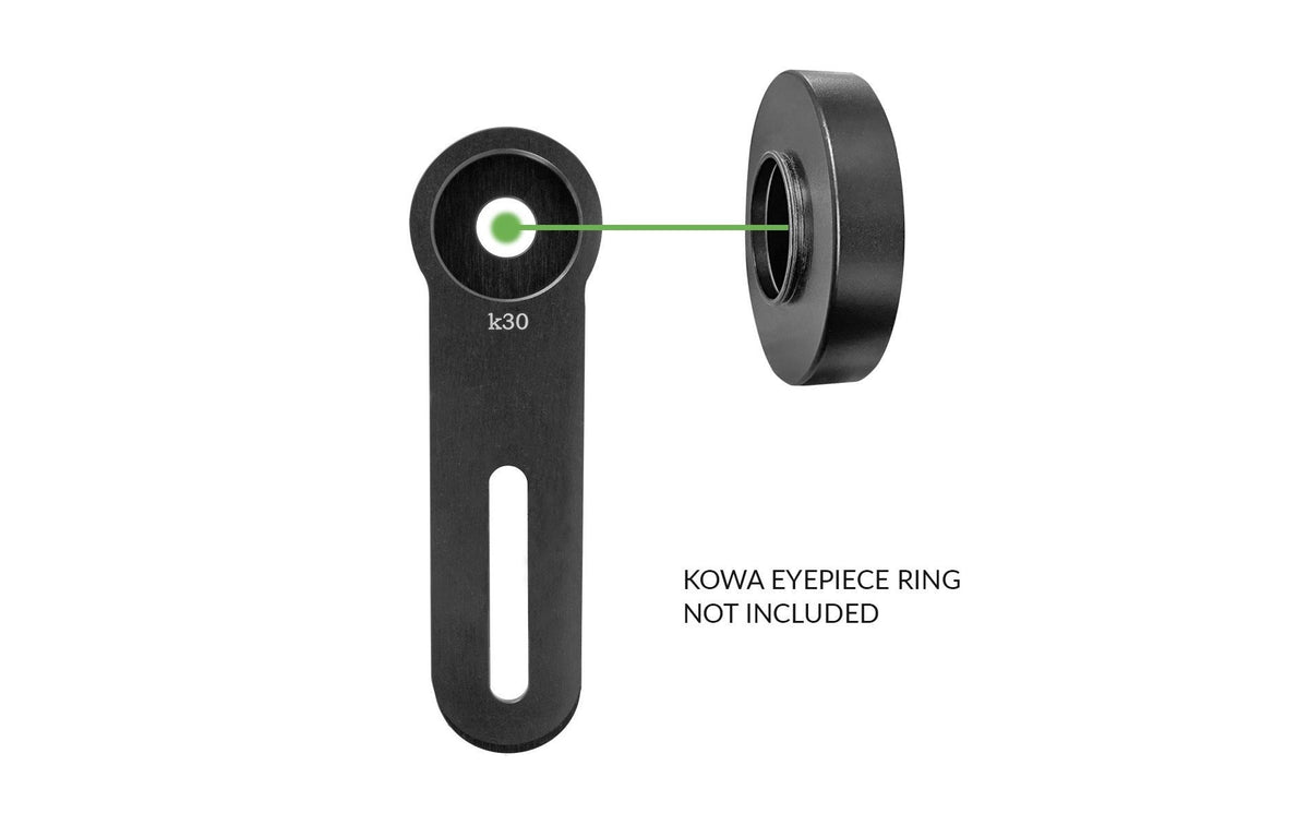 Kowa SMARTOSCOPE K30 – Optikschiene – Aluminium, für M30 – Schwarz