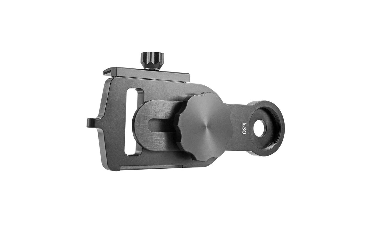 Kowa Vario-Adapter – Spezial-Zubehör – für Smartphones – Aluminium, 120 mm – Schwarz/Silber
