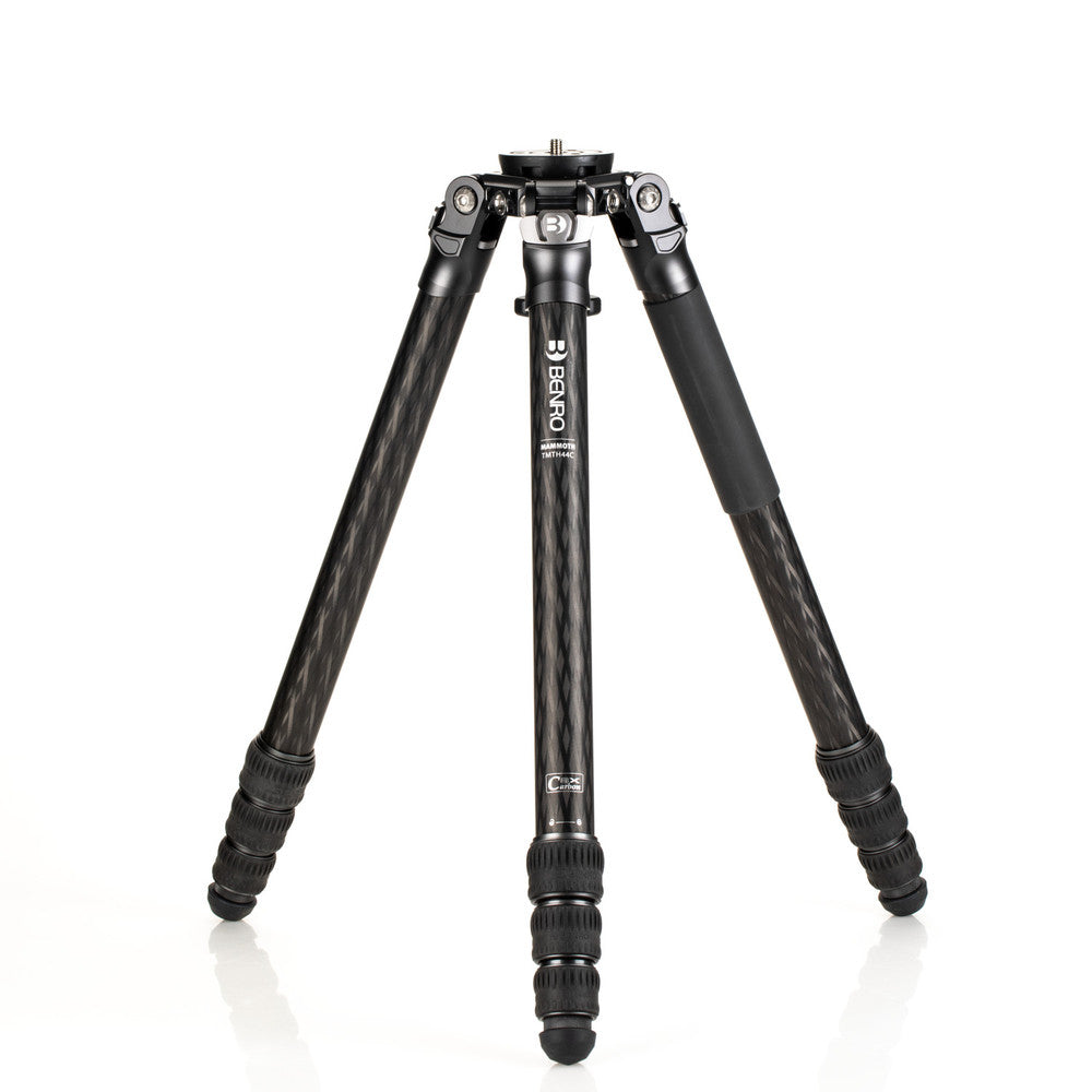 Benro TMTH44C Mammoth Carbon Dreibeinstativ – 160 cm, 25 kg Traglast – 57 cm eingeklappt – 1/4" & 3/8" Gewinde