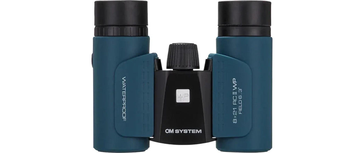 OM System Kompaktfernglas RC II WP – 8×21 mm, blau