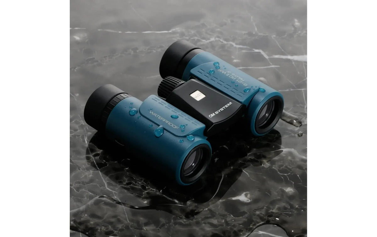 OM System Kompaktfernglas RC II WP – 8×21 mm, blau
