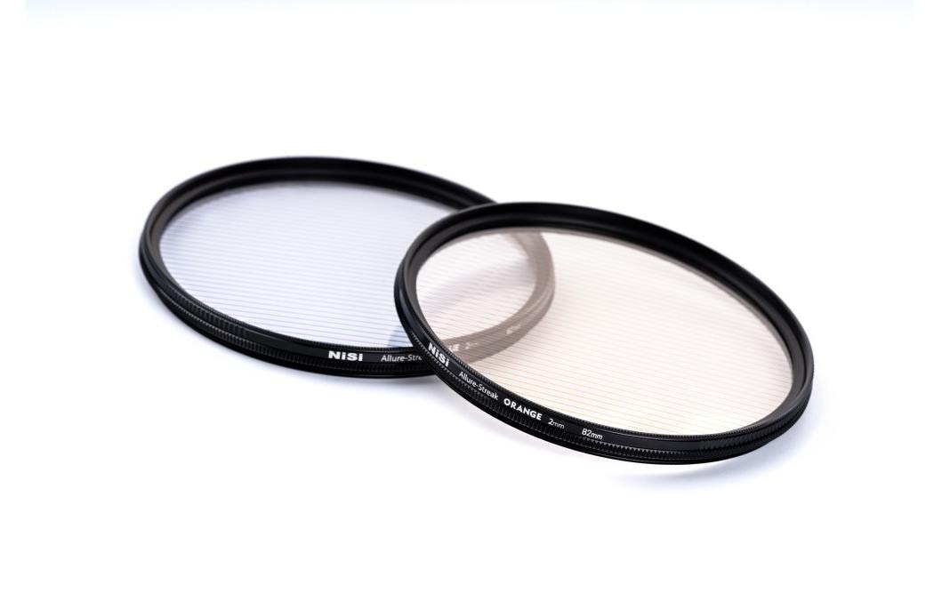 Nisi Allure-Streak Effektfilter – 77 mm, 2 mm – für Kameras mit 77 mm Filtergewinde – Orange