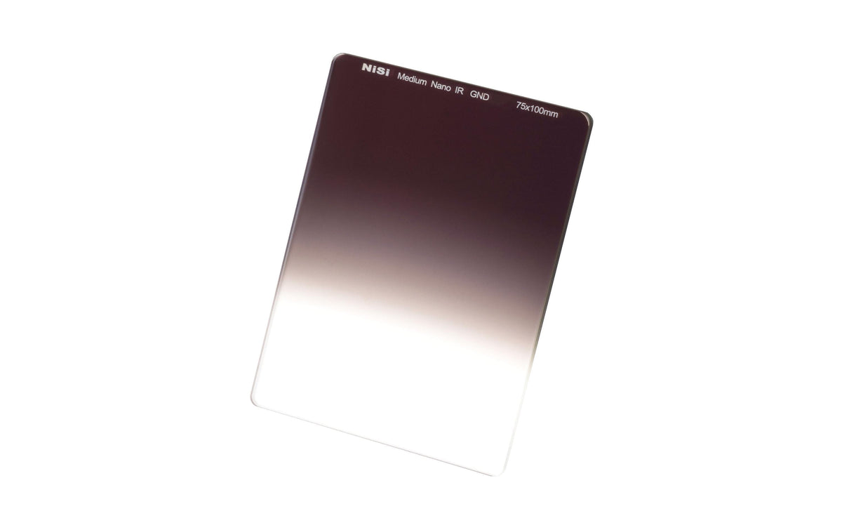 NiSi GND4 Grauverlaufsneutraldichtefilter 75 × 100 mm – Medium (2 Stufen), Nano-IR – für NiSi M75 System-Filterhalter