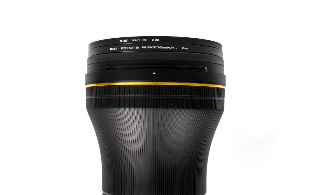 NiSi UHD UV L395 UV-Filter – 40 mm, Nano-Multilayer-Beschichtung – für Nikkor Z 800 mm F6.3 VR S