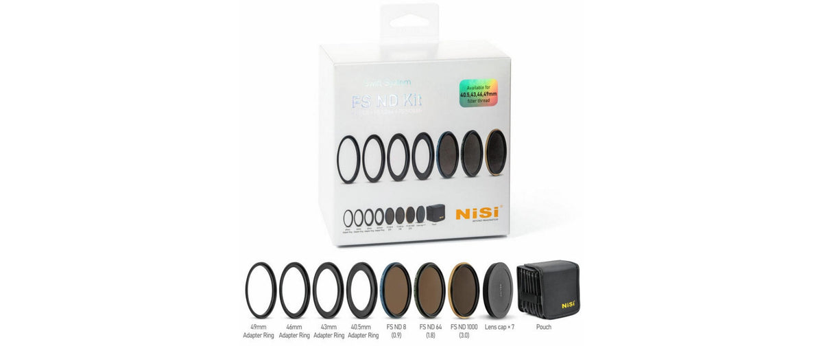 Nisi Swift FS ND Kit Objektivfilter-Kit – 62 mm – für Nisi Swift System