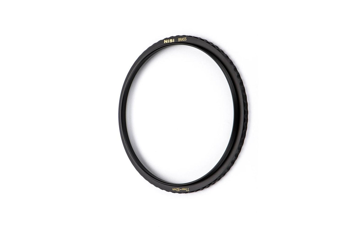Nisi Adapterring 58–82 mm, Messing – für Objektive mit 58 mm Filtergewinde