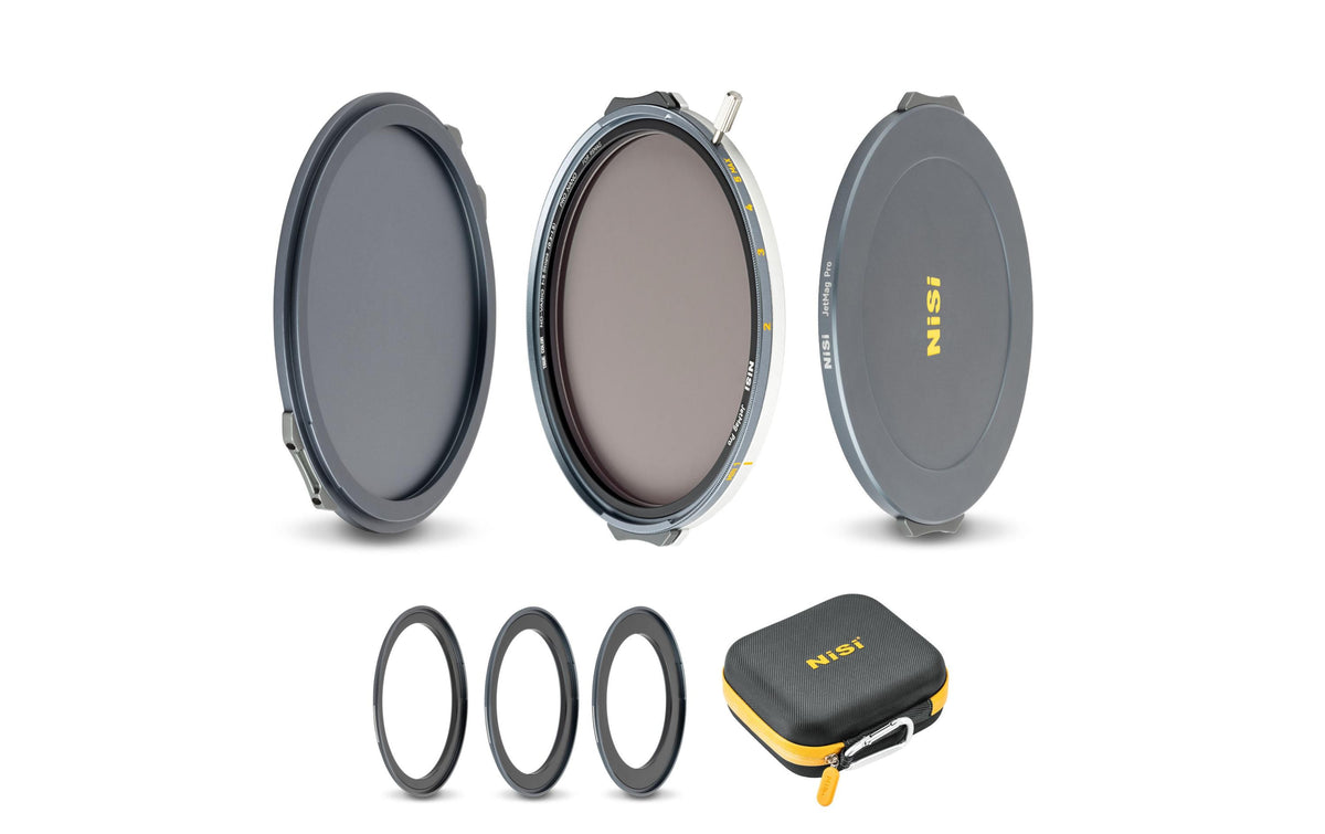 NiSi JetMag Pro Flex Kit Filterkit 95 mm VND 1–5 Stufen – für JetMag Pro 95 Adapterringe – 7er-Pack